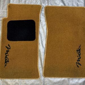 1990-1997 Mazda Miata Tan Carpet Floor Mats / Pair / USED / NA117