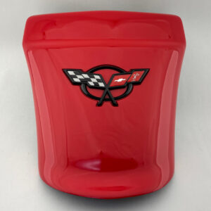 1996-2004 Chevrolet C5 Corvette Convertible Rear Waterfall Console Trim Panel / Torch Red C5034
