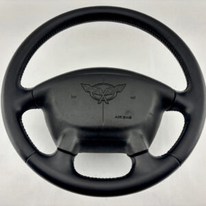 1997-2004 Chevrolet C5 Corvette Steering Wheel w/ Airbag / Black Leather / C5034