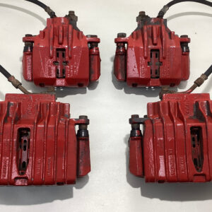 1997-2004 Chevrolet Corvette C5 Brake Calipers / Set of 4 / Red / 79K C5027
