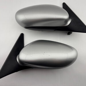 1997-2004 Porsche 986 Boxster / 996 911 OEM Side Mirrors / Pair / 5 Pin / Arctic Silver Metallic BX071