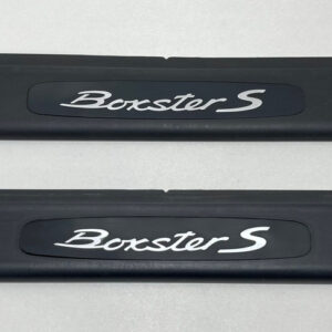 1997-2004 Porsche 986 Boxster S Interior Door Sill Trim Plates / Pair / BX063