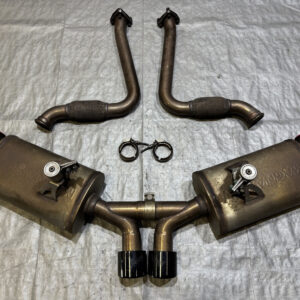 2000-2004 Porsche 986 Boxster 2.7 Fabspeed Exhaust Muffler w/ Tips / USED / 61K BX070