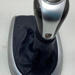 2000-2004 Porsche 986 Boxster S 6 Speed Manual Shift Knob / Carbon Fiber / Aluminum *DAMAGE* / BX063