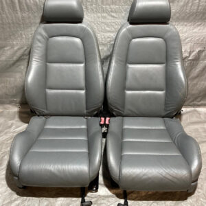 2000-2006 Audi TT Coupe OEM Front Seats / Granite Gray Leather / Pair / T1025