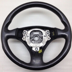 2000-2006 Audi TT Factory Black Leather Steering Wheel, Manual, t1002