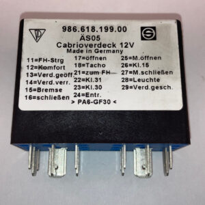2000-2010 Porsche 986 Boxster OEM Convertible Top Relay / 98661819900 / BX066