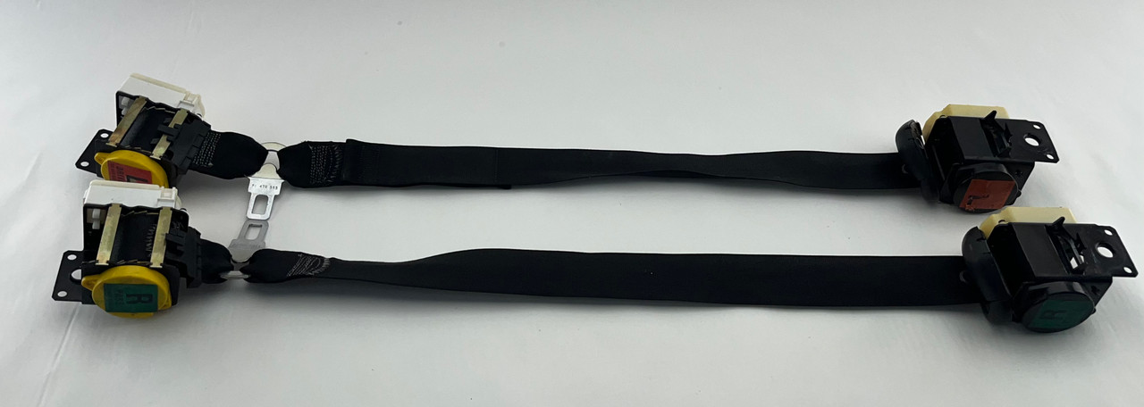 2001-2002 Chevrolet C5 Corvette Convertible OEM Seat Belts / Pair / Black / C5034