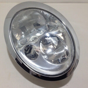 2002-2004 Mini Cooper Passenger Headlight Halogen Chrome 63-12-6-911-705 R1001