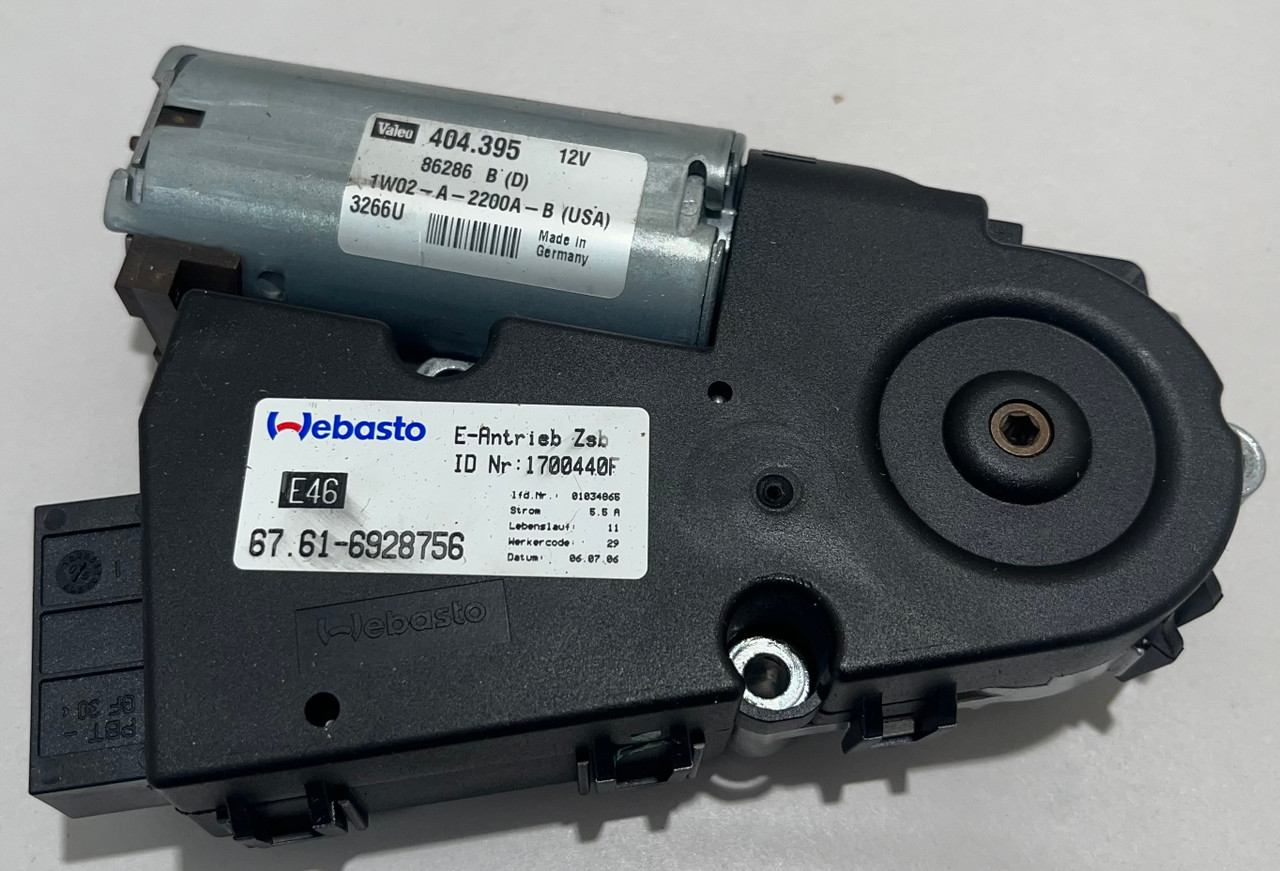 2002-2006 Mini Cooper R50 R53 Hatchback Sunroof Actuator Motor / OEM / R1032