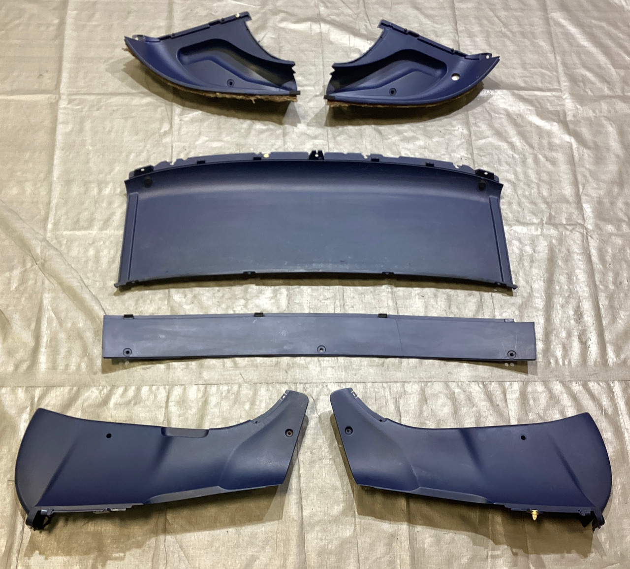 2004-2005 Honda S2000 AP2 Convertible Top Rear Tray / Trim Cover / Blue / HS001