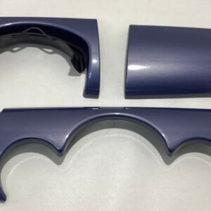 2005-2008 Mini Cooper OEM Dash Trim Panels / Cool Blue Metallic / R1028