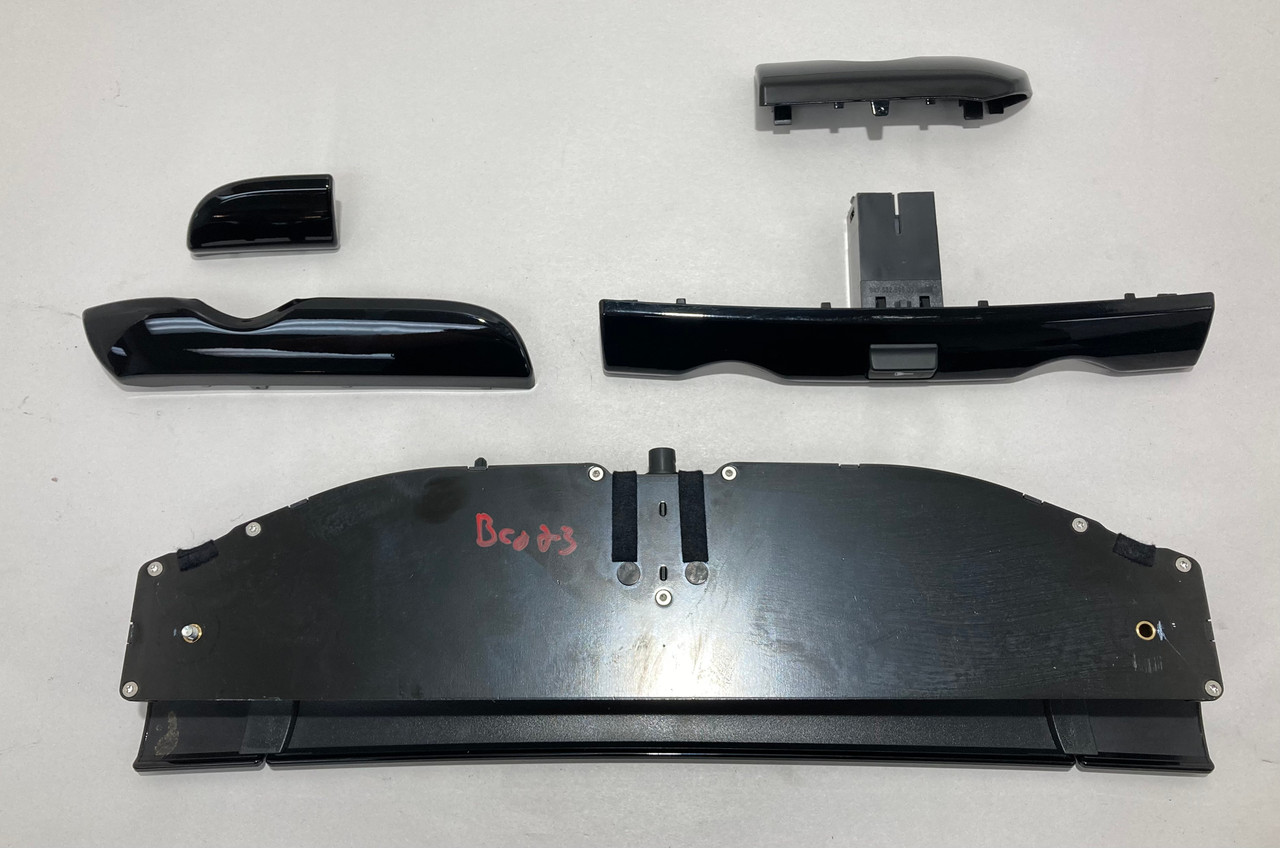 2005-2012 Porsche 987 Boxster / Cayman / 997 911 Dash Mounted Pop Out Cup Holder Assembly / Trim Set / Black / BC023