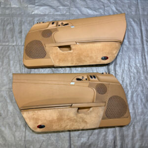 2005-2012 Porsche 987 Boxster / Cayman Interior Door Panels / Sand Beige / Pair / BC037