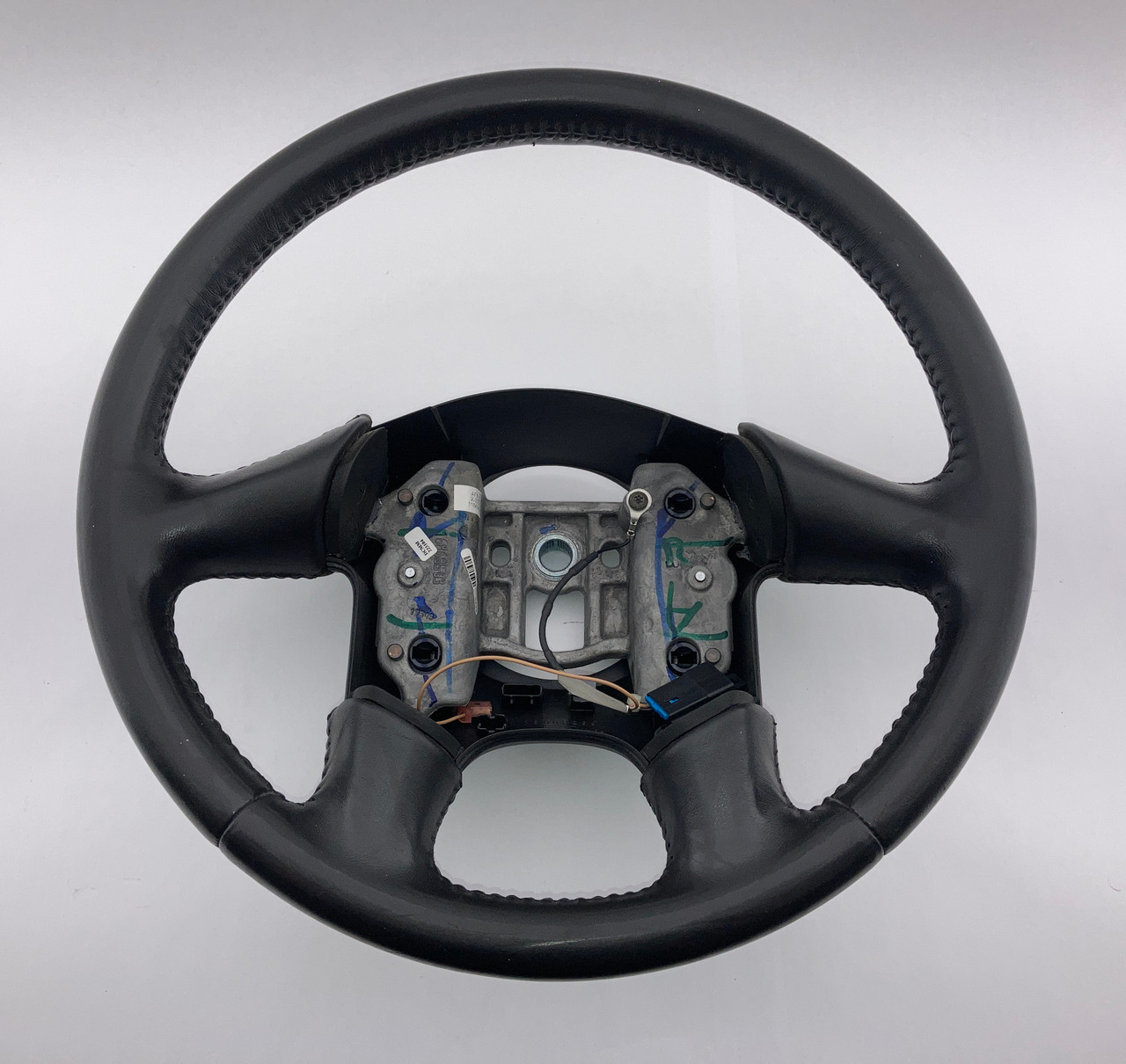 2005 Chevrolet Corvette C6 Black Leather 4 Spoke Steering Wheel / Manual / C6020