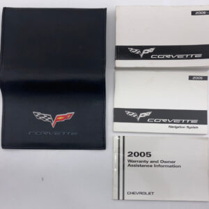 2005 Chevrolet Corvette C6 Factory Owner's Manual w/ Case / C6020