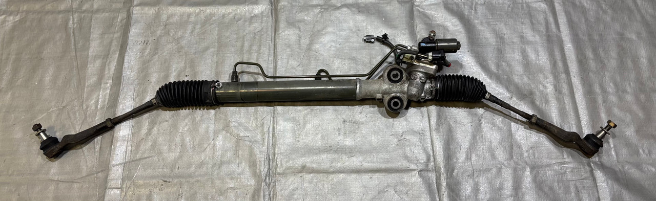 2006-2007 Nissan 350z Convertible Steering Rack w/ Tie Rod Ends / 49200-CF100 *LEAKS* / 5z030