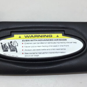 2006-2012 Porsche 987 Cayman Passenger Sun Visor / Black / BC022