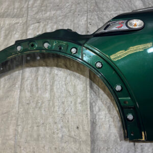 2007-2015 Mini Cooper S R56 R57 Driver Side Fender Panel w/ Turn Signal / British Racing Green II Metallic R2033