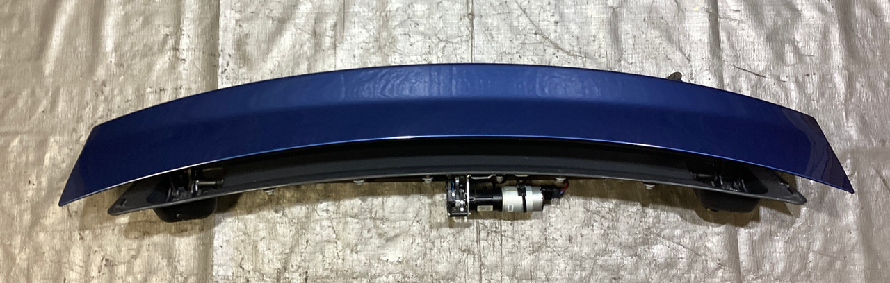 2008-2014 Audi TT 8J Convertible Rear Trunk Spoiler w/ Motor / Ocean Blue Pearl T2010