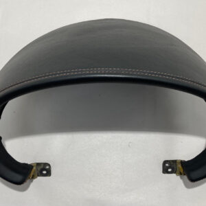 2008-2015 Audi TT Mk2 8J Stitched Black Leather Gauge Cluster Hood Trim Cover / Chennai Brown / T2011