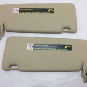 2008-2015 Audi TT Sun Visors / Pair / Coupe / OEM / Luxor Beige / T2003