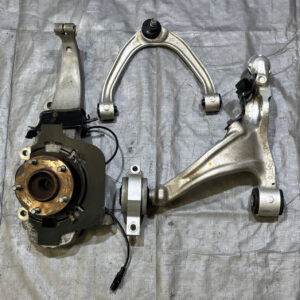 2009-2012 Nissan 370Z Driver Front Knee Spindle Hub w/ Control Arms / 98K 7Z024