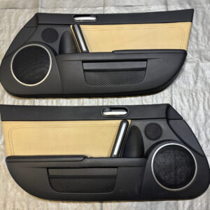 2009-2015 Mazda MX5 Miata Leather Door Panels / Dune Beige / NC104