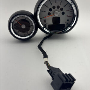 2009-2015 Mini Cooper S R57 Convertible Tachometer Gauge w/ Always Open Timer / Chrome / 9232457 / R2033