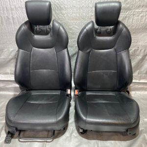 2010-2012 Hyundai Genesis Coupe Black Leather Front Seats / Pair / HG032
