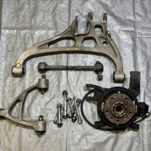 2010-2014 Lotus Evora Driver Rear Knee / Knuckle Hub w/ Control Arms / 19K LEV01