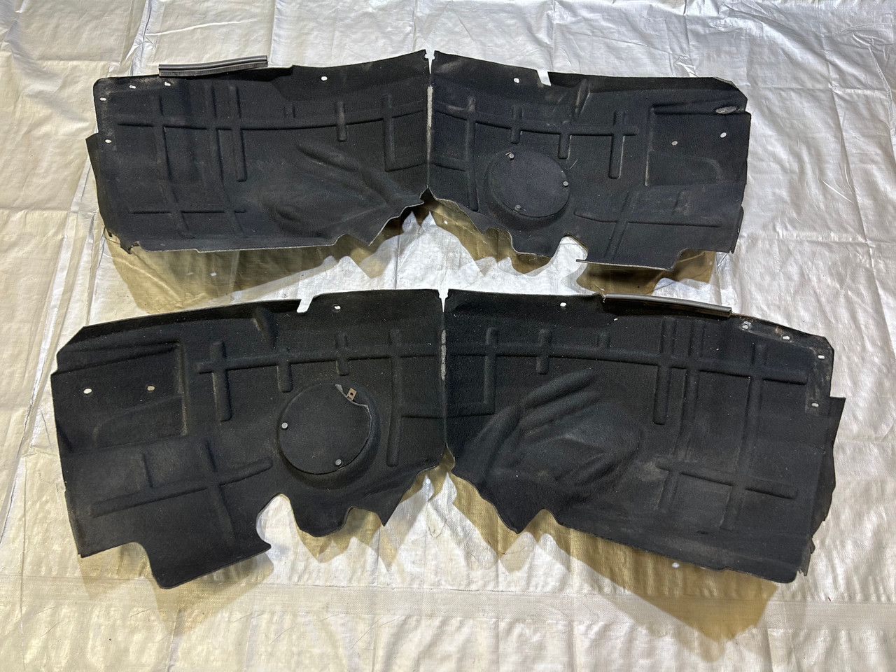 2010-2014 Lotus Evora OEM Driver & Passenger Front Fender Liners / Splash Shields / LEV01