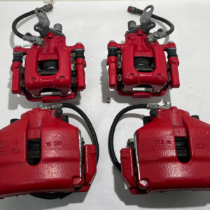 2012-2016 Volkswagen Beetle Turbo OEM Brake Calipers / Set of 4 / Red / 87K VB013