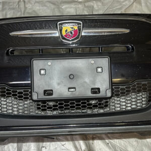 2012-2017 Fiat 500 Abarth Front Bumper Cover w/ Fog Lights / Nero Black F5023