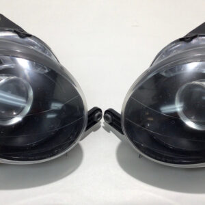 2012-2017 Fiat 500 Abarth OEM Driver & Passenger Side Headlights / Black Housing / F5018