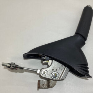2012-2017 Fiat 500 Abarth Parking Brake Handle Assembly / Black Leather / Red Stitch / F5018