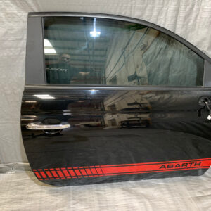 2012-2017 Fiat 500 Abarth Passenger Side Door / Black / OEM / F5012