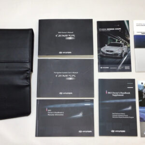 2012 Hyundai Genesis Coupe 3.8 Owners Manual & Case / OEM / Handbook HG012