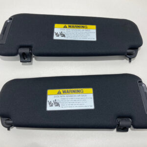 2013-2016 Hyundai Genesis Coupe OEM Sun Visors / Pair / Black / HG028