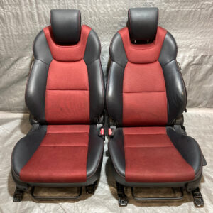 2013-2016 Hyundai Genesis Coupe R-Spec Red Cloth Seats / Pair / HG027