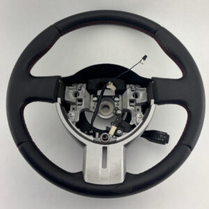 2013-2016 Scion FRS Black Leather Steering Wheel w/ Trim / Manual *Cosmetic Wear* / FB052