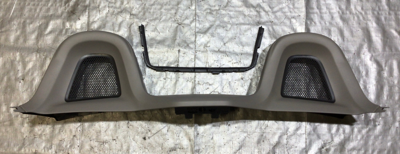 2013-2020 Porsche 981 718 Boxster Roll Hoop Covers w/ Mesh Wind Deflector / Grey / BC201