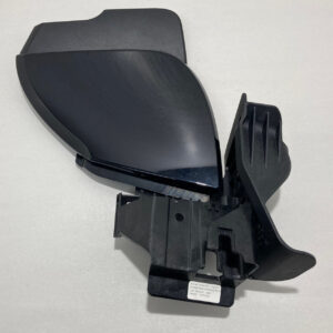 2013-2023 Porsche 981 718 Boxster Passenger Side Convertible Top Flap Hinge Cover / Jet Black Metallic BC203