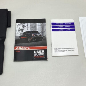 2013 Fiat 500 Abarth Owner's Manual w/ Case / F5022