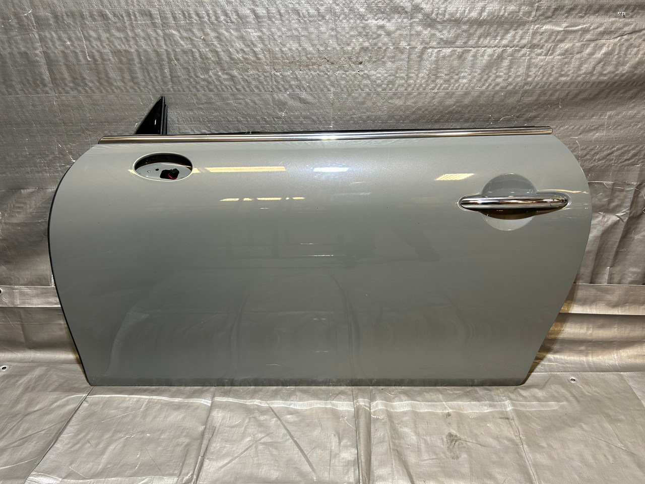 2014-2019 Mini Cooper F56 Driver Side Door Assembly / Moonwalk Grey Metallic R3013