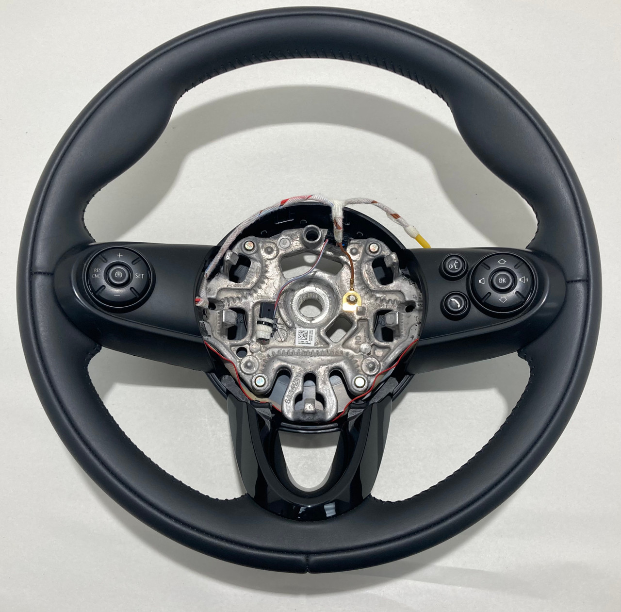 2014-2019 Mini Cooper S F55 F56 F57 Black Leather Steering Wheel / R3011