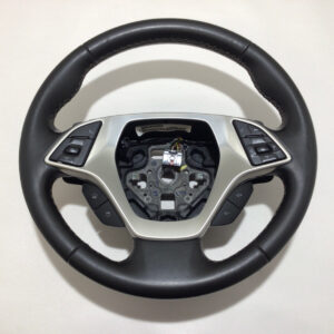2014 Chevrolet C7 Corvette Stingray Black Leather Steering Wheel / Manual / C7004