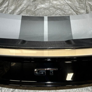 2015-2017 Ford Mustang GT S550 Coupe Trunk Lid w/ Carbon Fiber Spoiler / Ingot Silver FM009