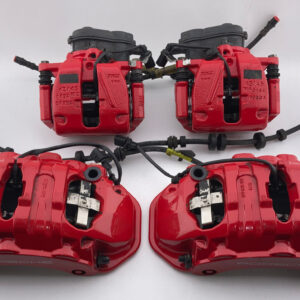 2015-2018 Porsche Macan GTS / Turbo Brembo Brake Calipers / Red / Set of 4 / 84K PM006