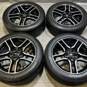 2015-2020 Ford Mustang GT OEM 18x8.0" Black / Machined Wheels Rims / Set of 4 / FM011
